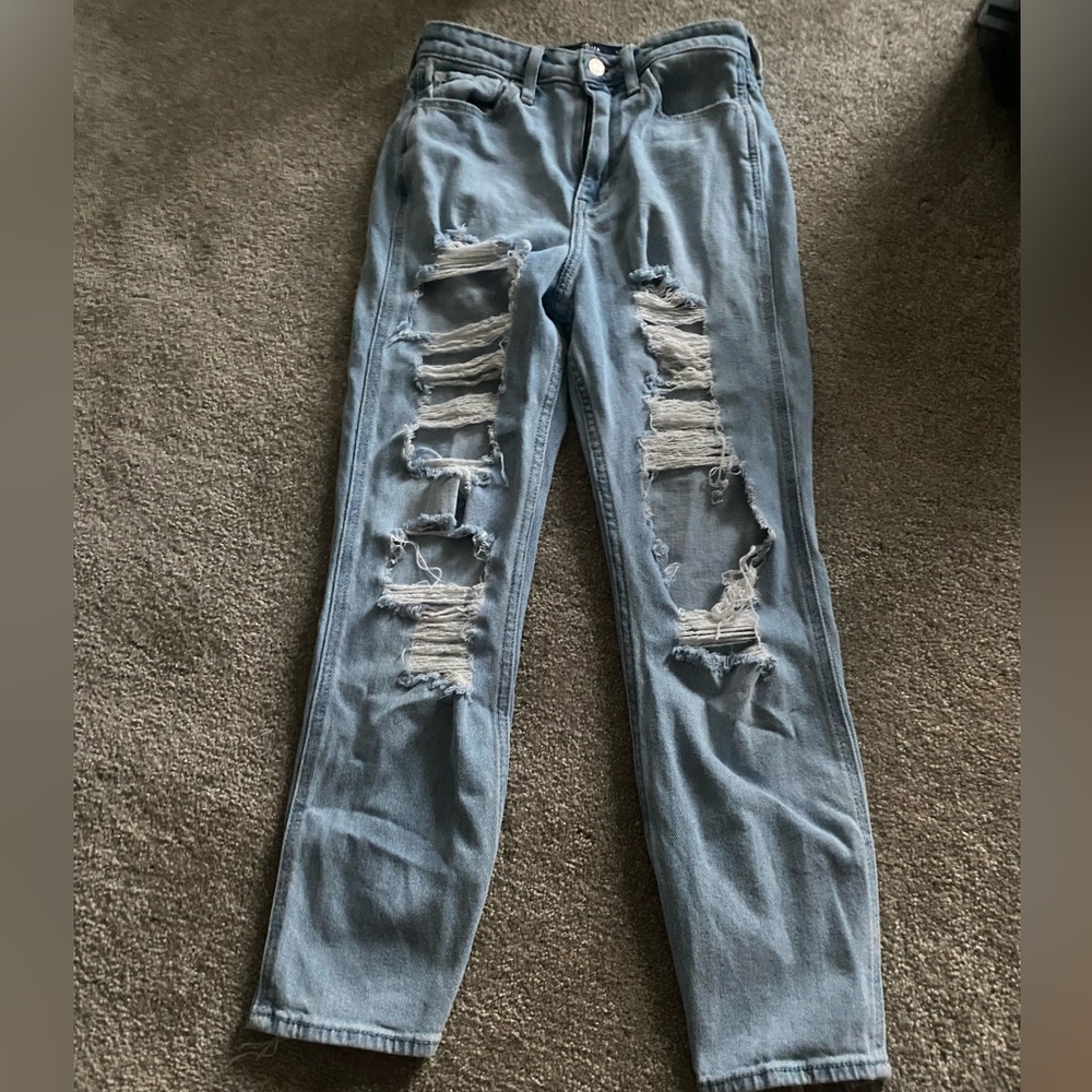 light blue Hollister jeans